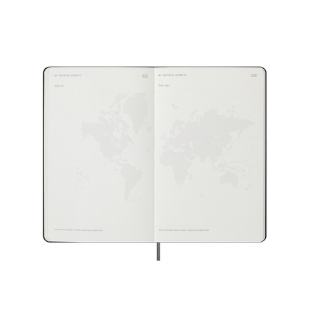 Kalendarz 2025 12M Moleskine SMART L tygodniowy czarny 13x21