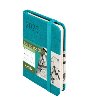 Kalendarz 2026 Awangarda A7 TDW turkusowy