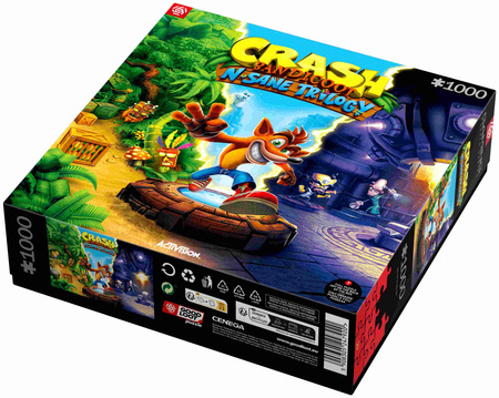 Puzzle 1000 Gaming Crash Bandicoot NST