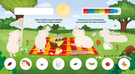 Psotne kapibary. Flamaster wodny