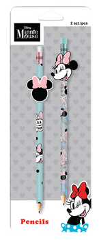 Ołówek z gumową nakładką 2 szt. Disney fashion mix