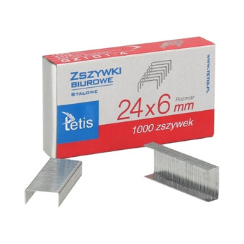 Zszywki biurowe 24/6 1000 szt.