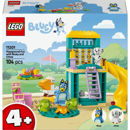 Lego Bluey Blue i Łatko na placu zabaw 11201