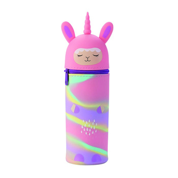 Piórnik tuba silikonowy KEYROAD pastel mix kolorów