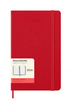 Kalendarz 2026 12M Moleskine L twarda oprawa dzienny Scarlet Red 13x21cm