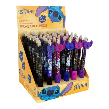 Display Długopis wymazywalny automatyczny Disney Gold Stitch 36 sztuk