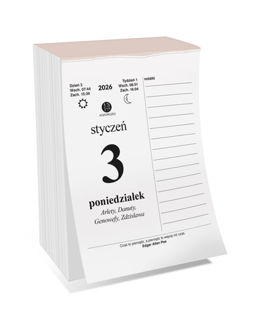 Kalendarz 2026 Vademecum kulinarne duże