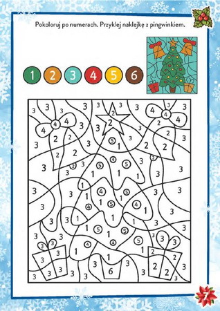 Zima. Lubię kolorować