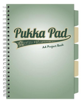 Kołozeszyt Pukka Pad A4 Project Book Sage zielony