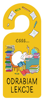 Zawieszka na klamkę Odrabiam