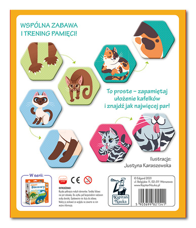 Gra Memory Kociaki Kapitan Nauka