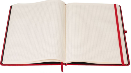 Notes formalizm A5 kratka czerwony