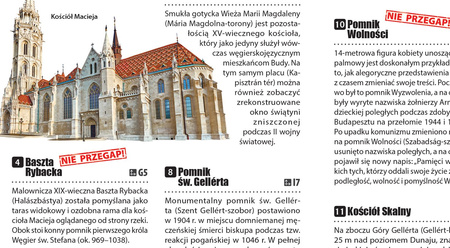 Budapeszt map&guide PL laminat 2024