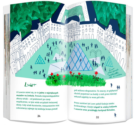 Paryż dla młodych podróżników przewodnik do bazgrania 2024