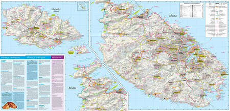 Malta laminowany map&guide XL 2w1 przewodnik i mapa