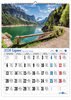 Kalendarz 2026 Górskie krajobrazy ścienny KS A4 V4