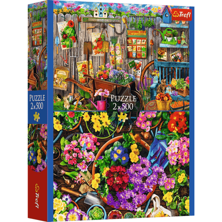 Puzzle 2x500 Prace w ogrodzie 37529