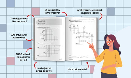 Angielski. Krzyżówki dla średnio zaawansowanych. Poziom B1-B2
