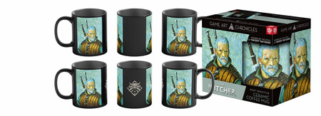 Kubek 450ml Game Art Chronicles The Witcher Geralt Van Gogh Mug