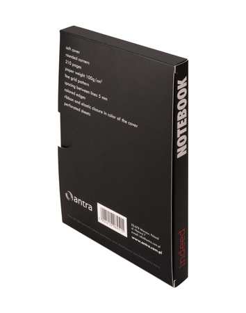 Notes Indeed A5 kratka czarny