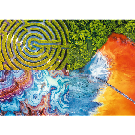 Puzzle 500 UFT Aerial Mindblow: Maze of Colors 37460