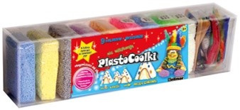 Plastocoolki 9 kolorów z akcesoriami