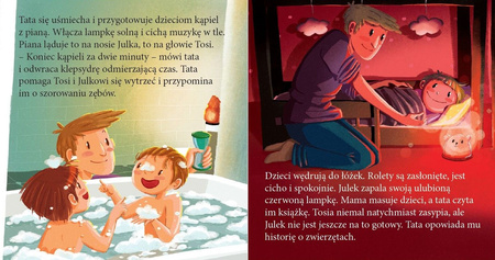 Tosia i Julek idą spać. (Nie) Tacy sami