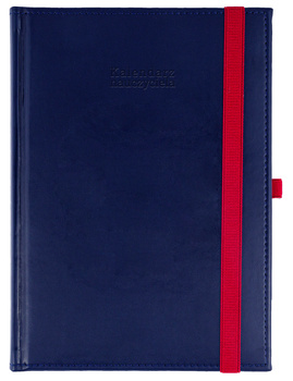 Kalendarz nauczyciela 2025/2026 A5D Nebraska z gumką GRANAT