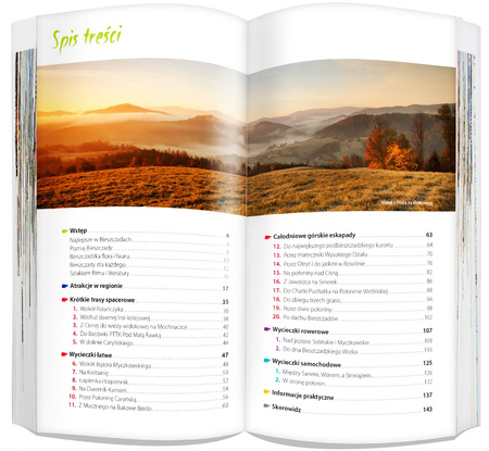 Bieszczady zestaw przewodnikowy 2w1 light 2024