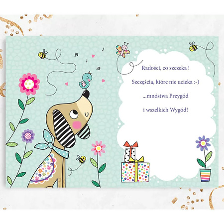 Karnet A5 Pies Wiosna