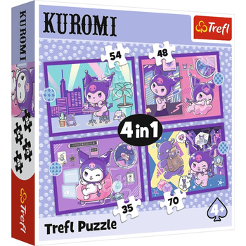Puzzle 4w1 Dzień Kuromi Hello Kitty 34676