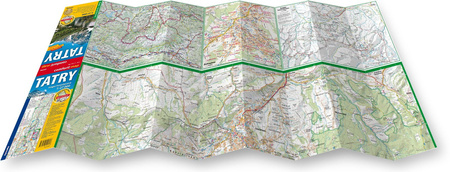Tatry laminowana mapa turystyczna 1:27 000