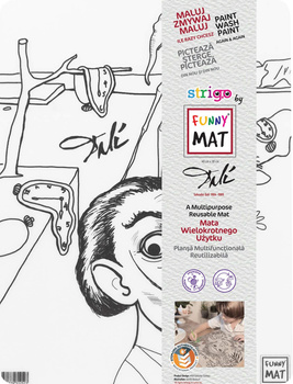 Transparentna mata Strigo Funny Mat Dali 30x40cm