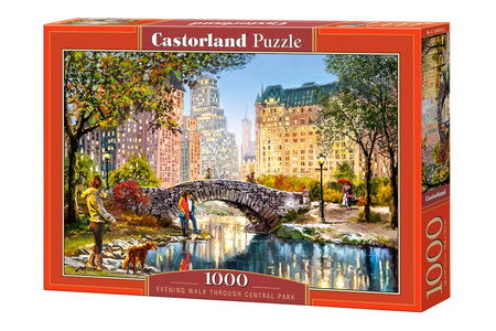 Puzzle 1000 Wieczorny spacer po Central Parku C-104376
