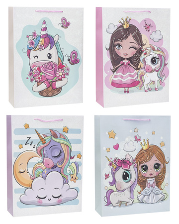 Torebki prezentowe TD-23169-GL-A3 wzór dziecięcy 12 sztuk