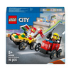 Lego City Zestaw wyścigówek pizza kontra wóz strażacki 60458