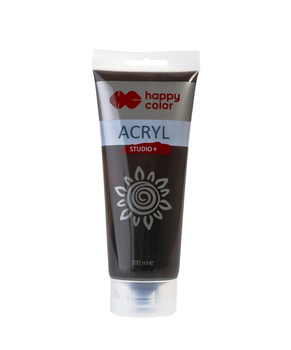 Farba akrylowa Studio 200 ml umbra palona Happy Color