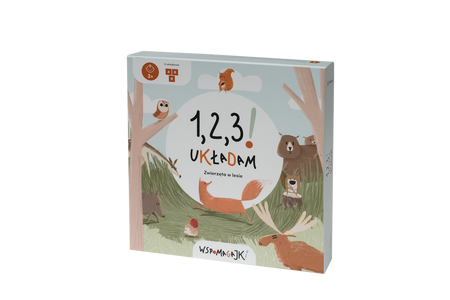 Wspomagajki 1,2,3! Układam Zwierzęta w lesie