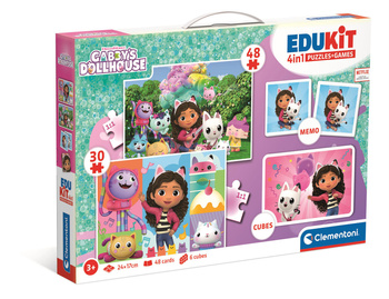 Puzzle+ Gra 4w1 Edukit Gabby 18319