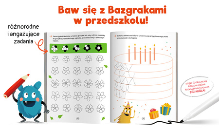 W przedszkolu. Kapitan Nauka. Bazgraki wyd. 3