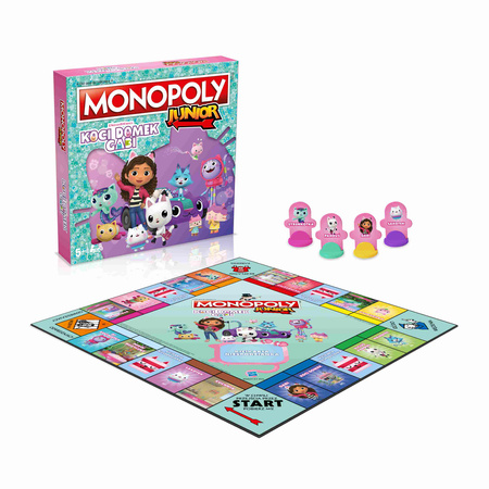 Gra Monopoly Junior Koci Domek Gabi