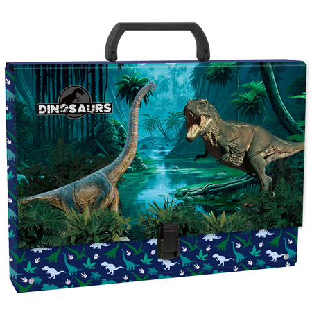 Teczka twarda z rączką dinozaur 19