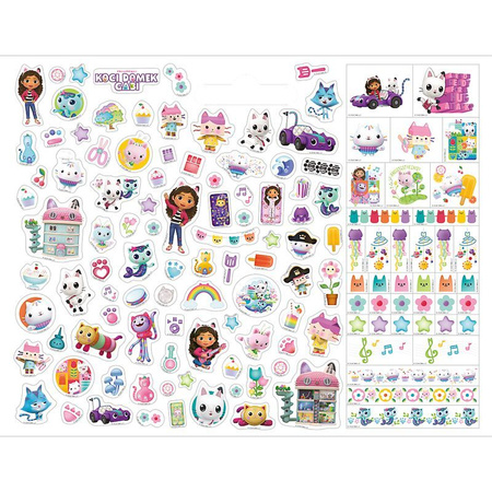 Koci Domek Gabi. Naklejkowy notes z zadaniami