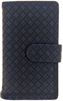 Kalendarz 2026 B6 dzienny z zapięciem pik granatowy