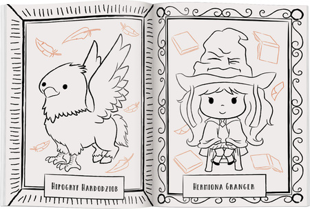 Harry Potter Postacie i Stworzenia kolorowanka CTC-5101