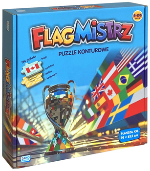 Gra Flagmistrz Puzzle konturowe