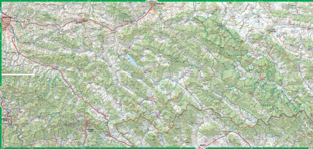 Beskid Niski mapa turystyczna 1:70 000 laminat 2023