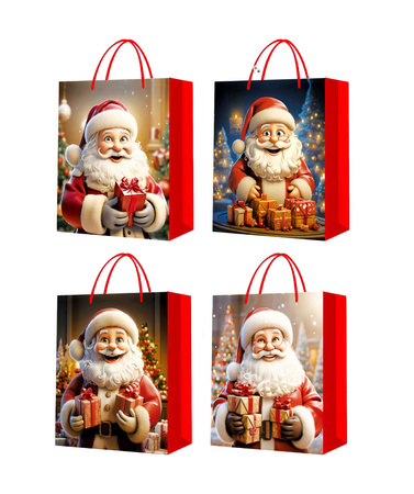 Torebki prezentowe BN 12 sztuk mix wzorów WK 22548 M