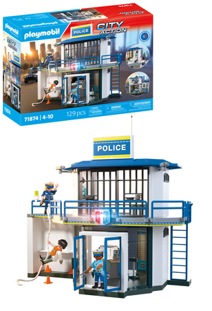 Playmobil Posterunek policji z miejscem przesłuchań 71874
