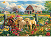 Puzzle 48 Puppy Spring by Shawna Steward 6748-6021